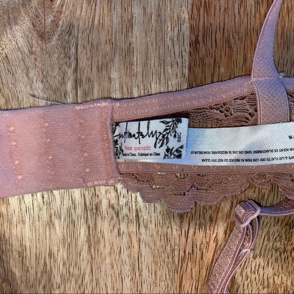 Free People Lace Plunge Underwire Bra - Picture 5 of 8